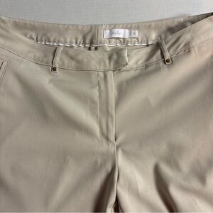 Lady Hagen Essentials Women’s Golf Shorts Size 10 Tan Pockets Belt Loops Khaki